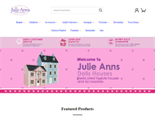 Tablet Screenshot of julie-anns-dolls-houses.co.uk
